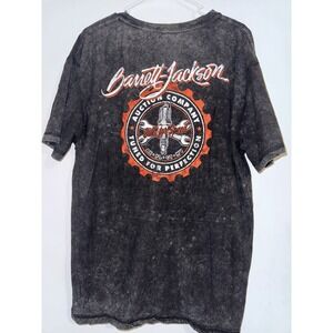 Barrett-Jackson Men's Reversible Acid Wash T-Shirt Size XL